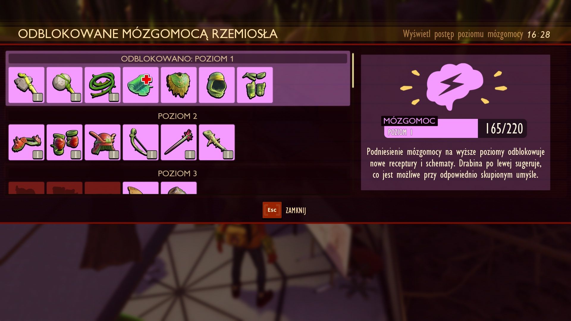 Grounded - odblokowywane rzemiosła