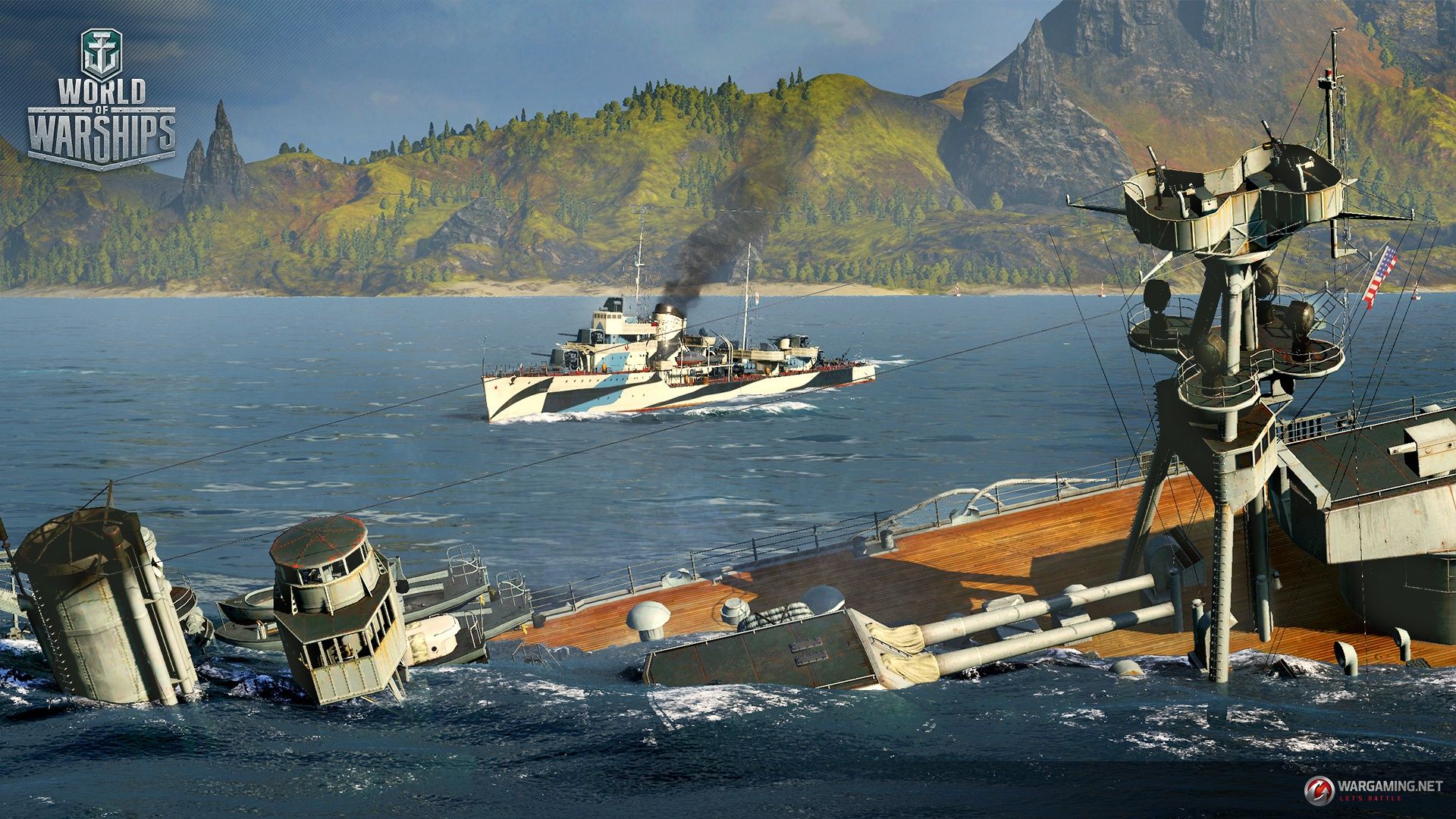 World of Warships - trafiony, zatopiony