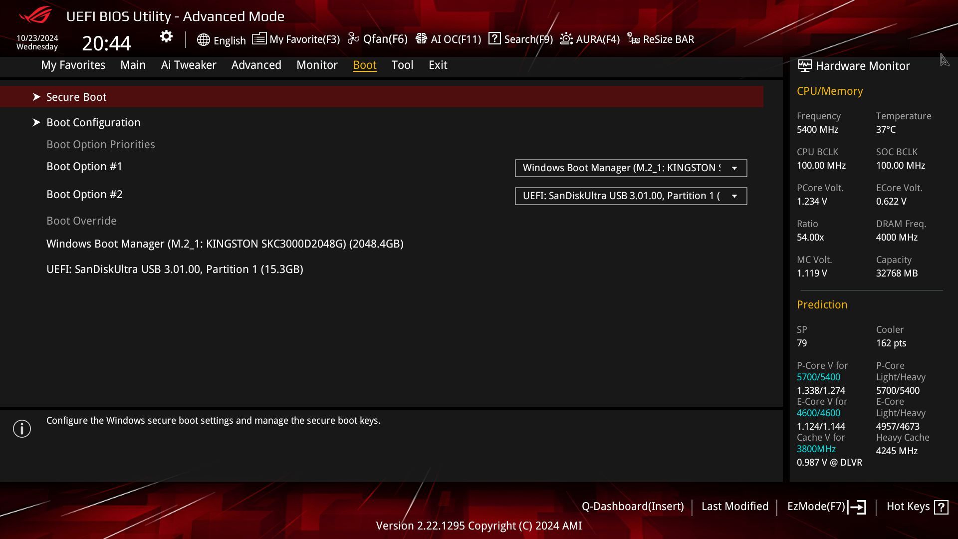 ASUS ROG Strix Z890-A Gaming WIFI - UEFI BIOS