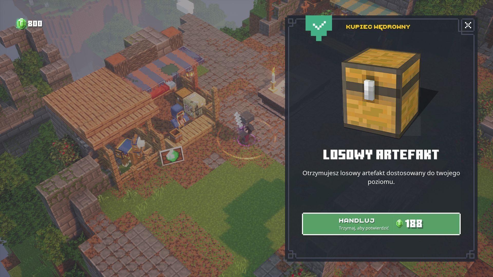 Minecraft: Dungeons - losowy artefakt