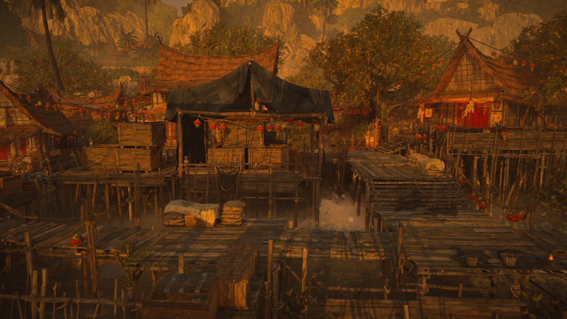 Skull and Bones na PC - benchmark na lądzie