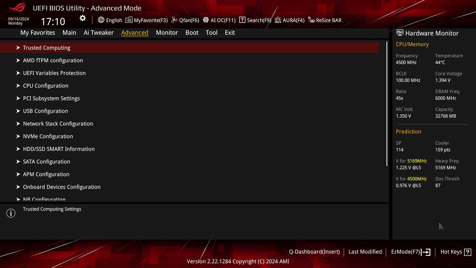 ASUS ROG Strix X870E-E Gaming WIFI - UEFI BIOS