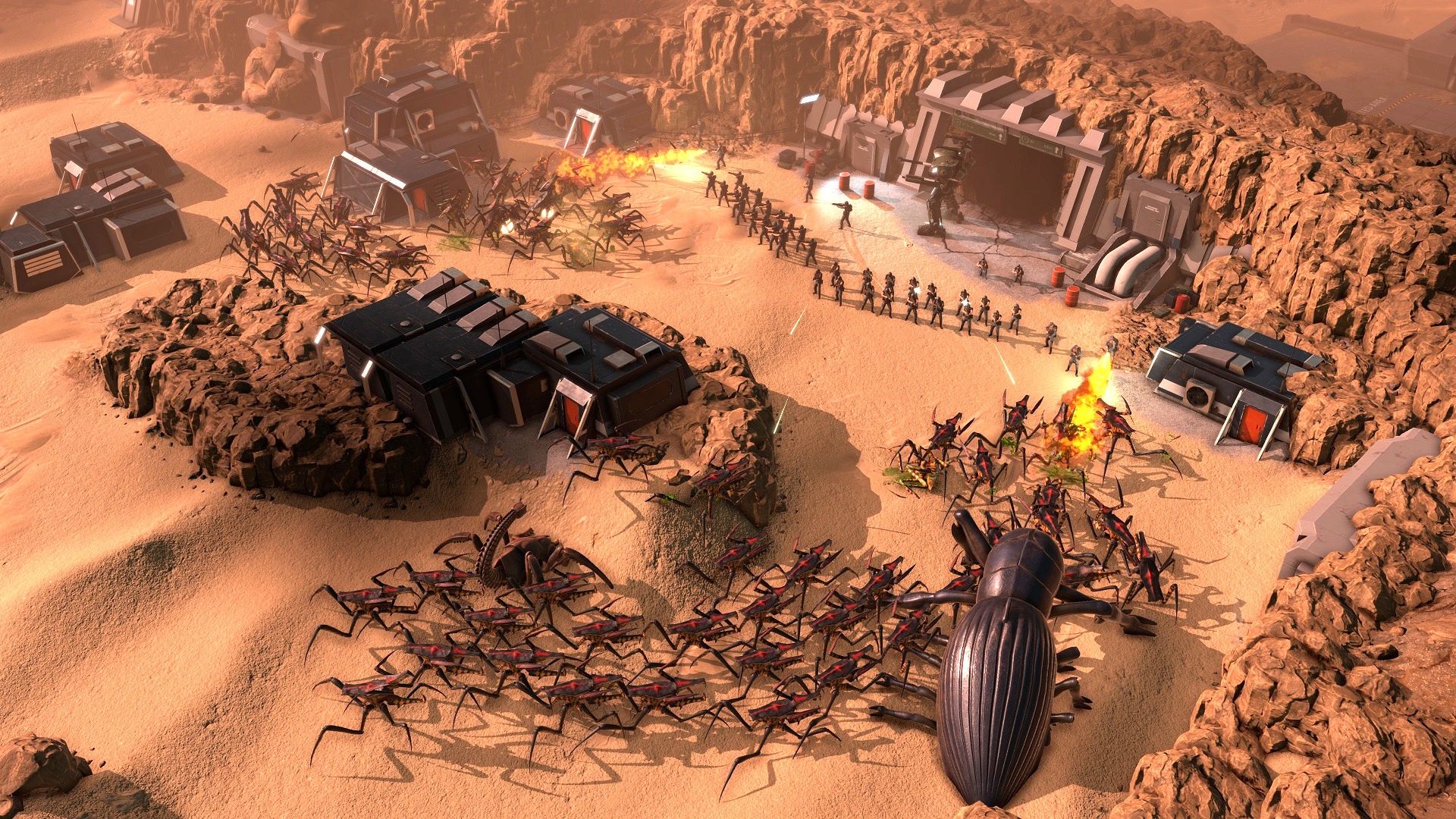 Starship Troopers: Terran Command - arachnidy atakują