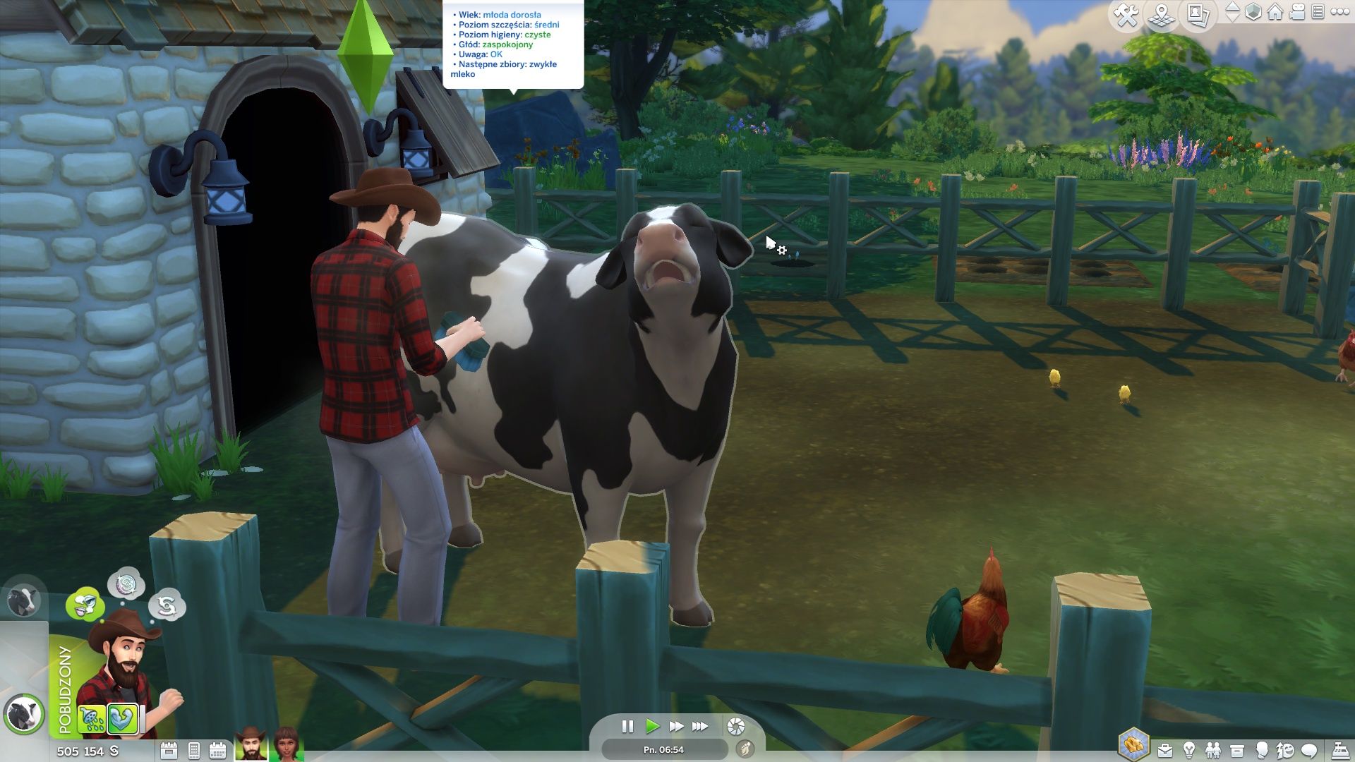 The Sims 4: Wiejska sielanka - krowa