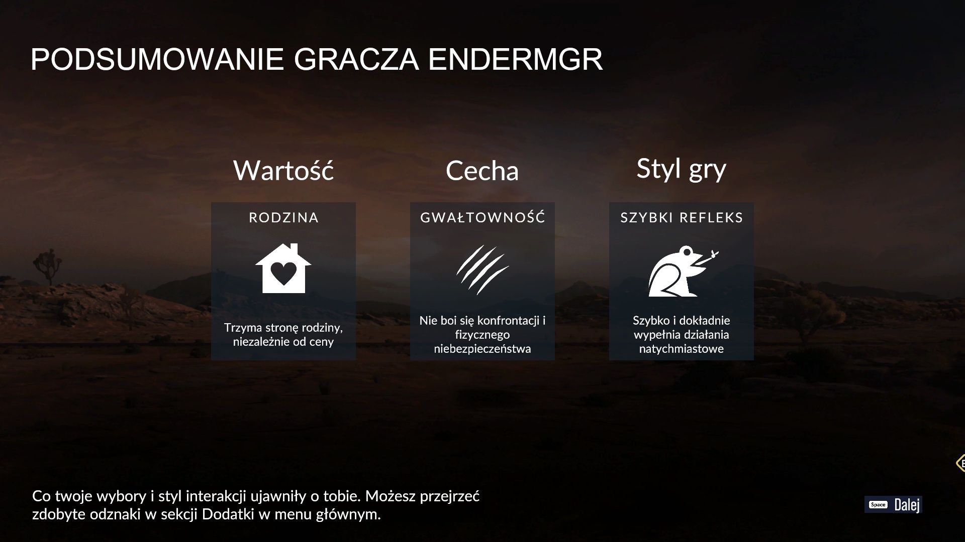 As Dusk Falls - podsumowanie stylu gry