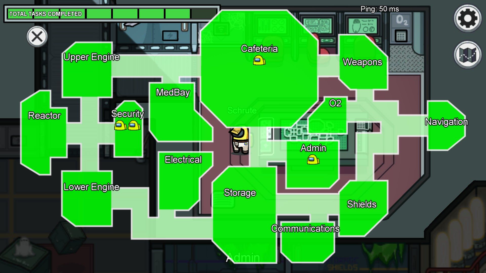 Among Us - mapa