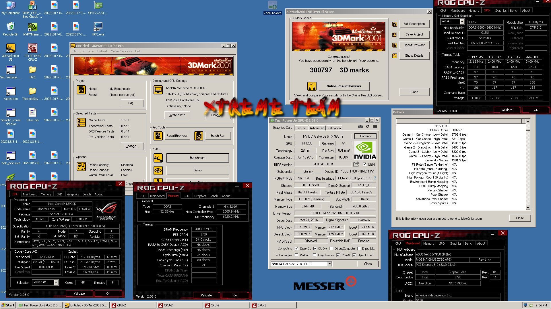 Xtreme Addict - rekord w 3DMark 2001 SE