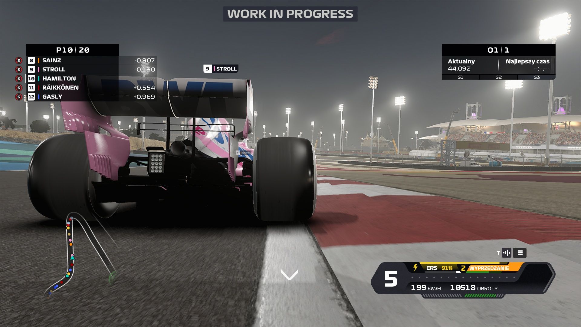 F1 2020 - próba wyprzedzania na zakręcie