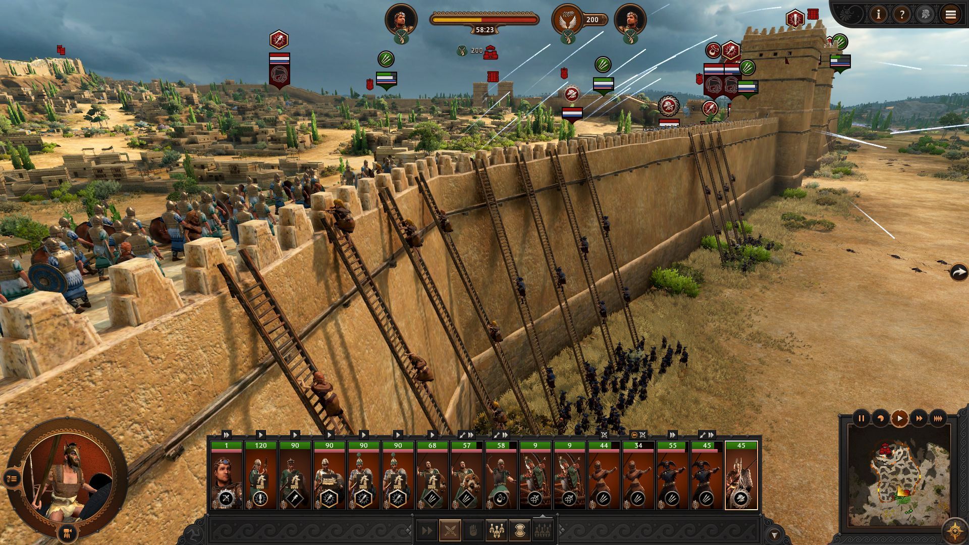 Total War Saga: Troy - oblężenie