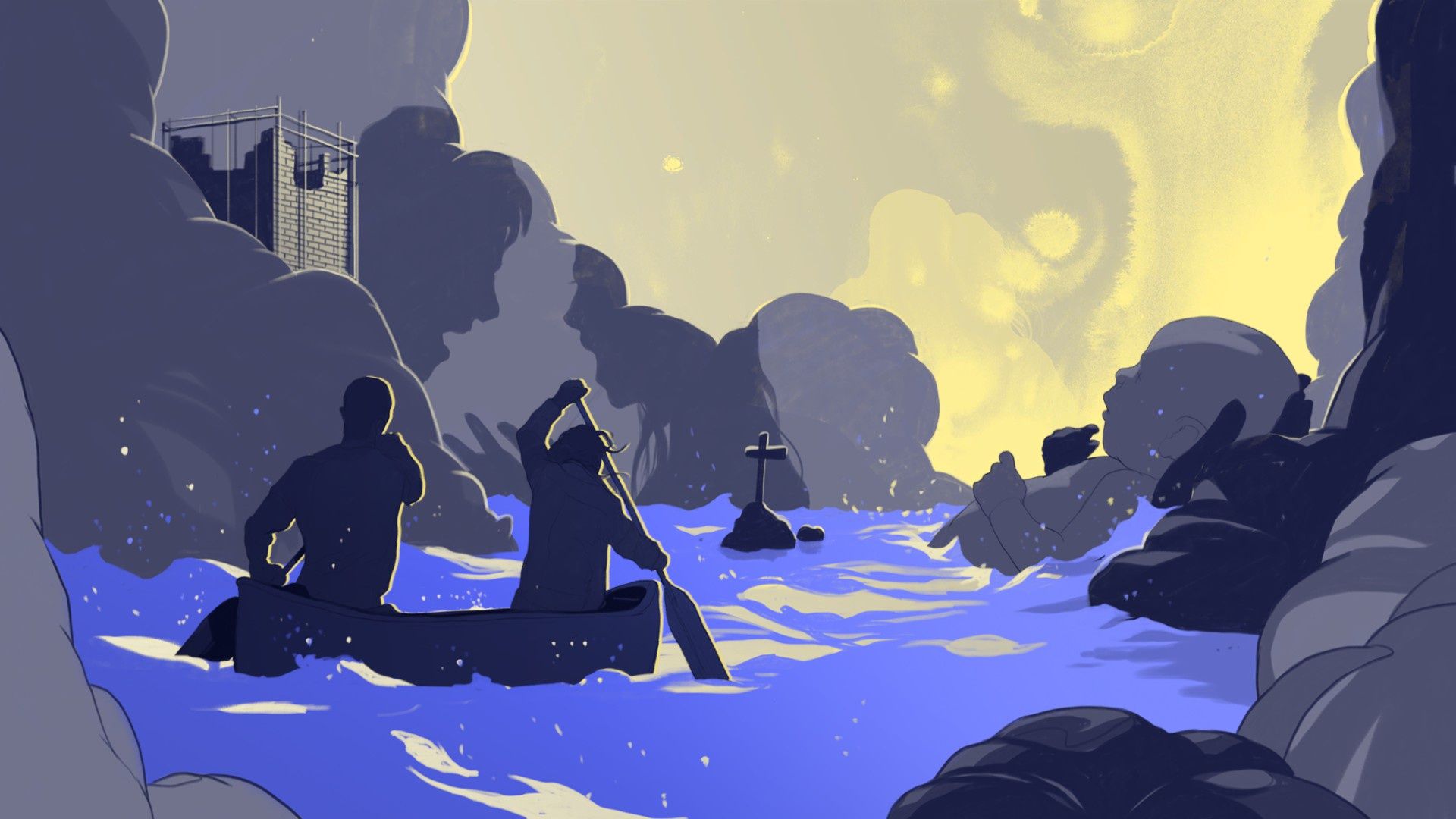 Lost at Sea - sugestywne ilustracje