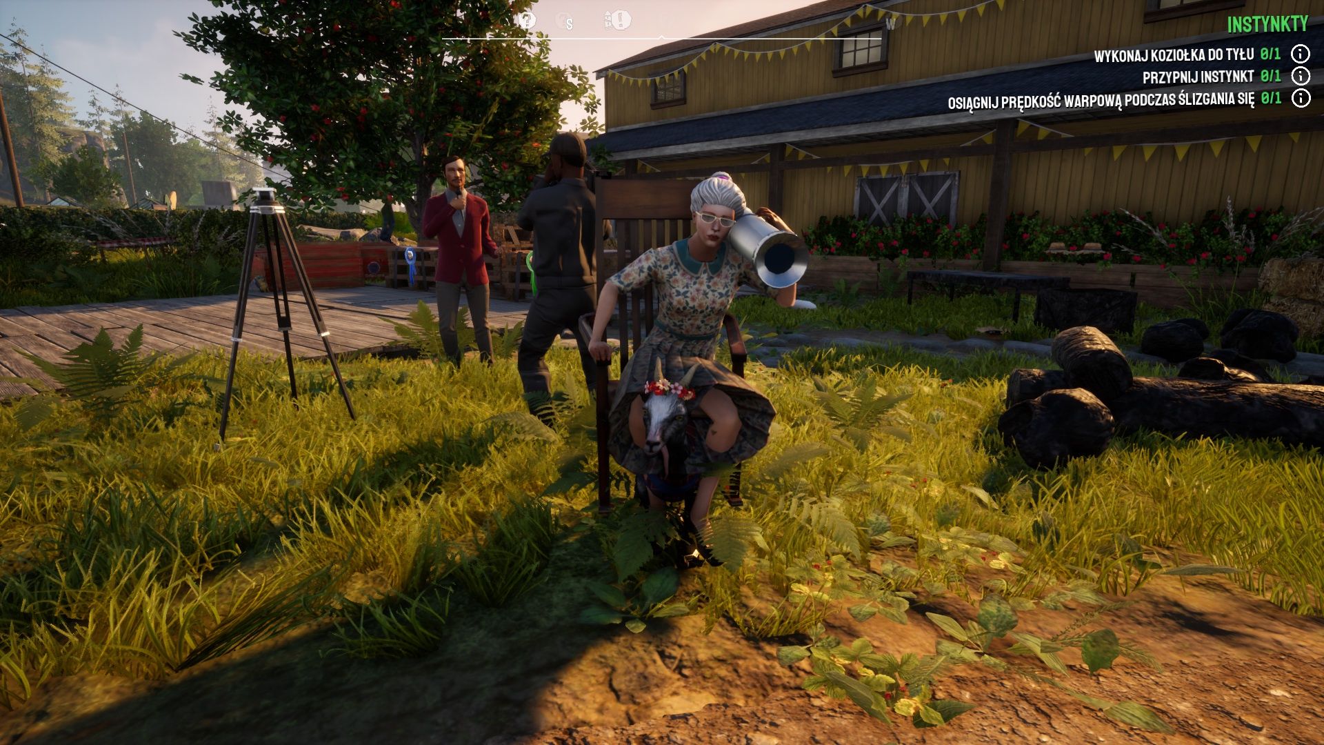 Goat Simulator 3 - babcia z bronią