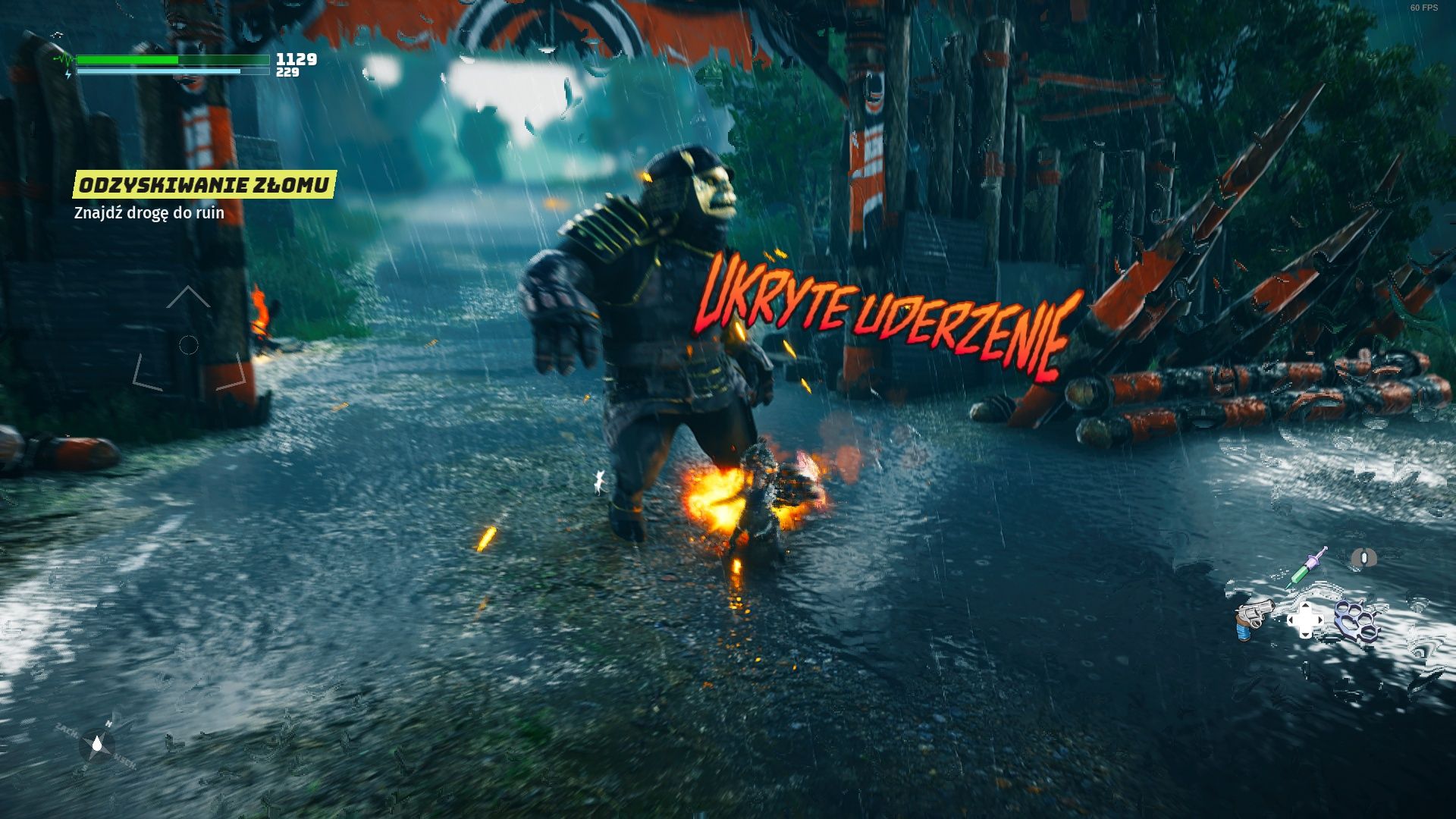 Biomutant - komiksowe podpisy podczas walki