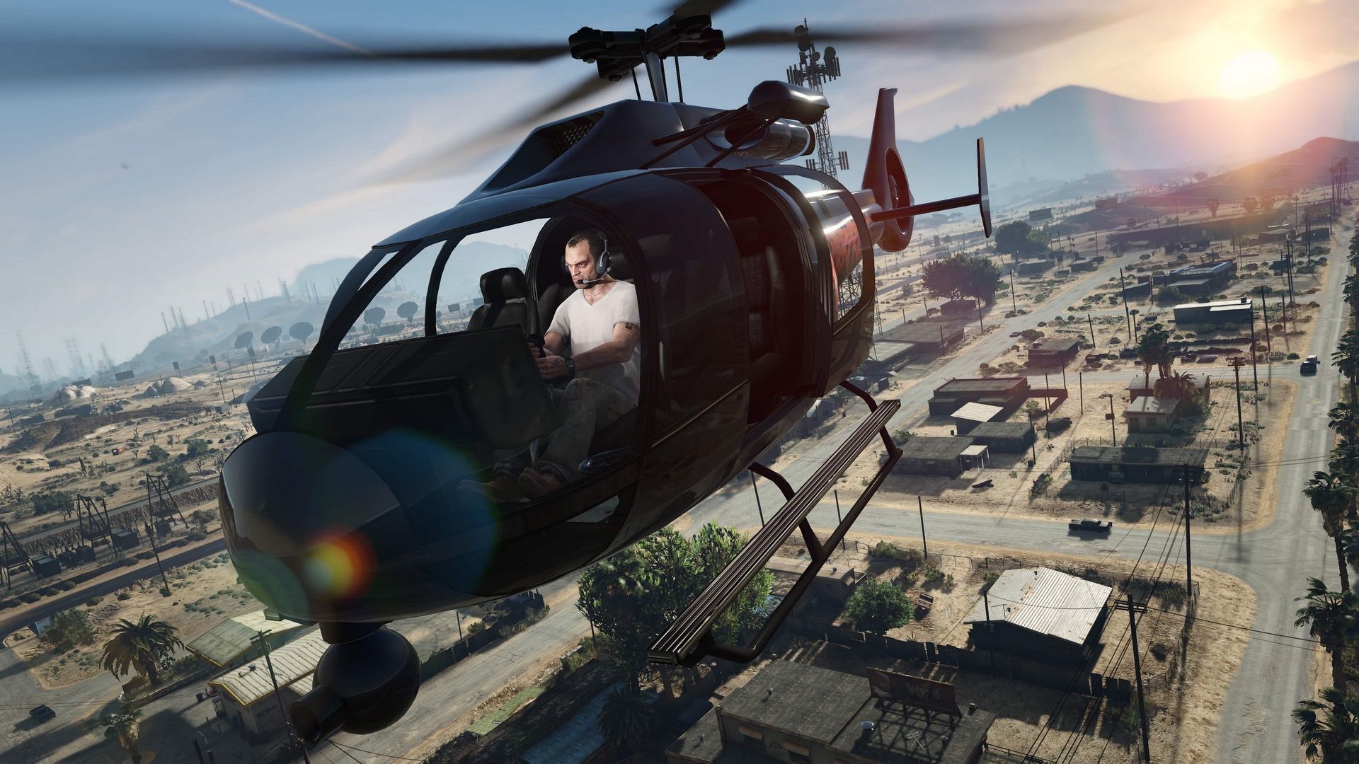 Kody do GTA 5  - lot helikopterem