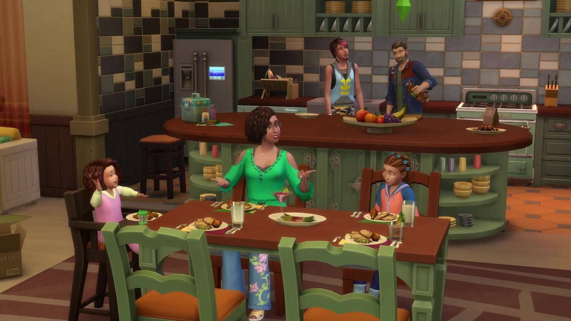 The Sims 5 - rodzinne śniadanie w The Sims 4