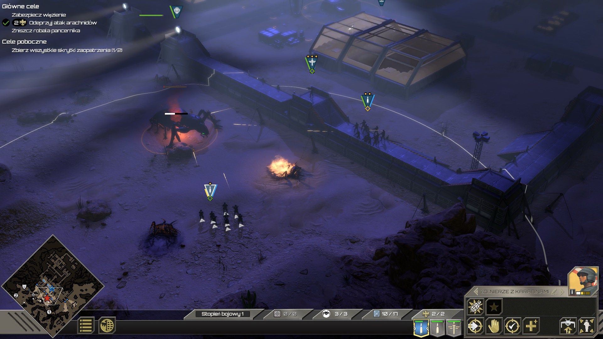 Starship Troopers: Terran Command - atak nocny