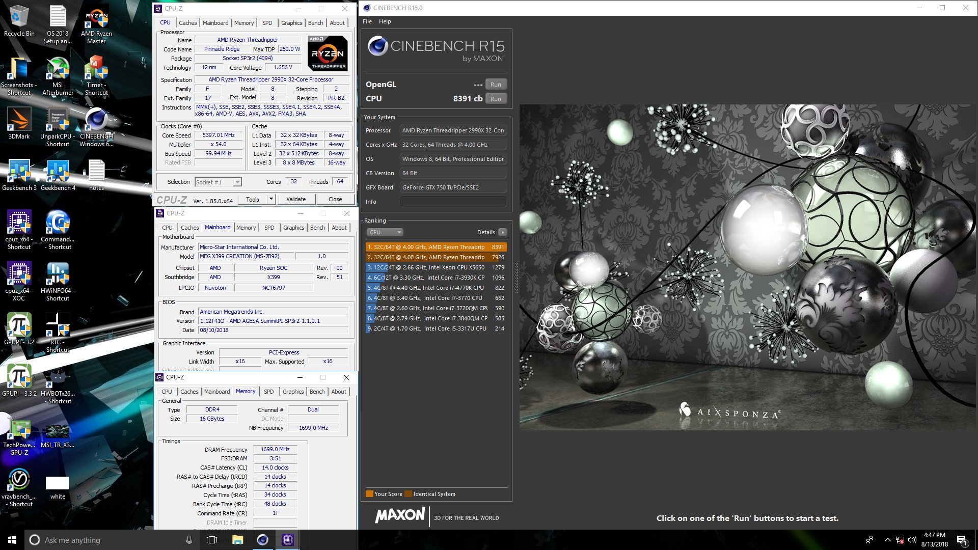 AMD Ryzen Threadripper 2990WX - rekord w Cinebench R15