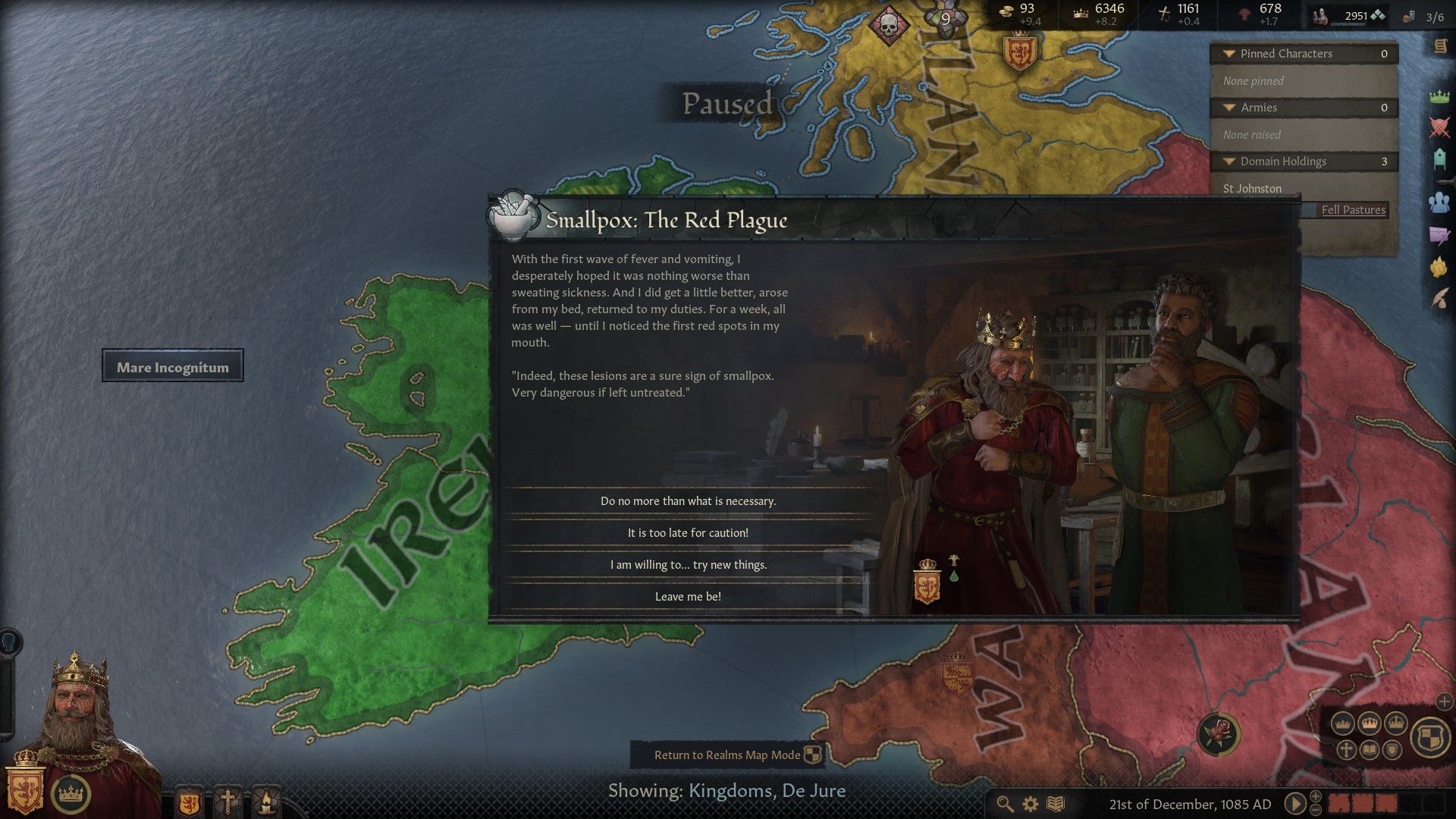 Crusader Kings III - plaga