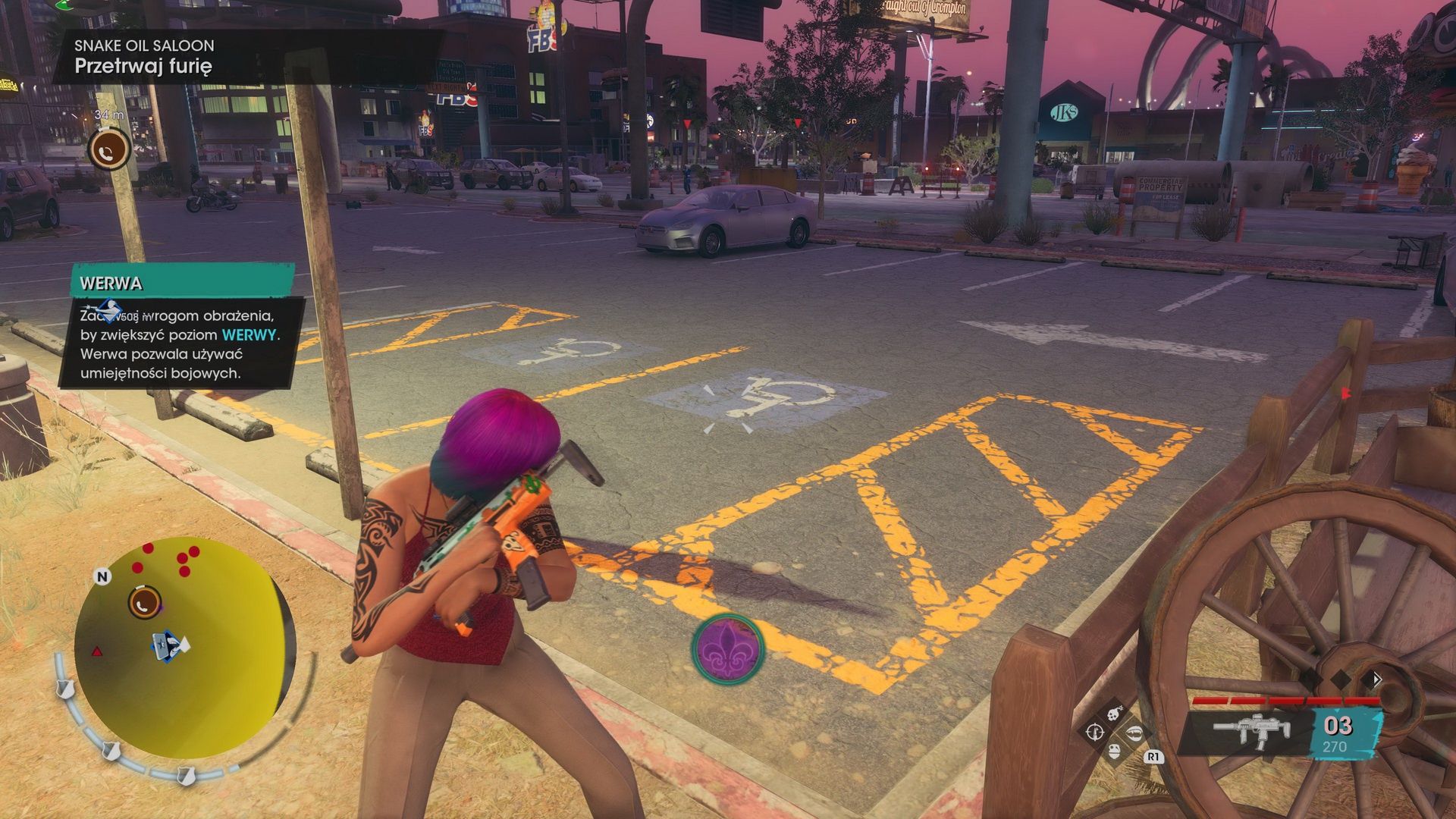 Saints Row - odwrócona broń