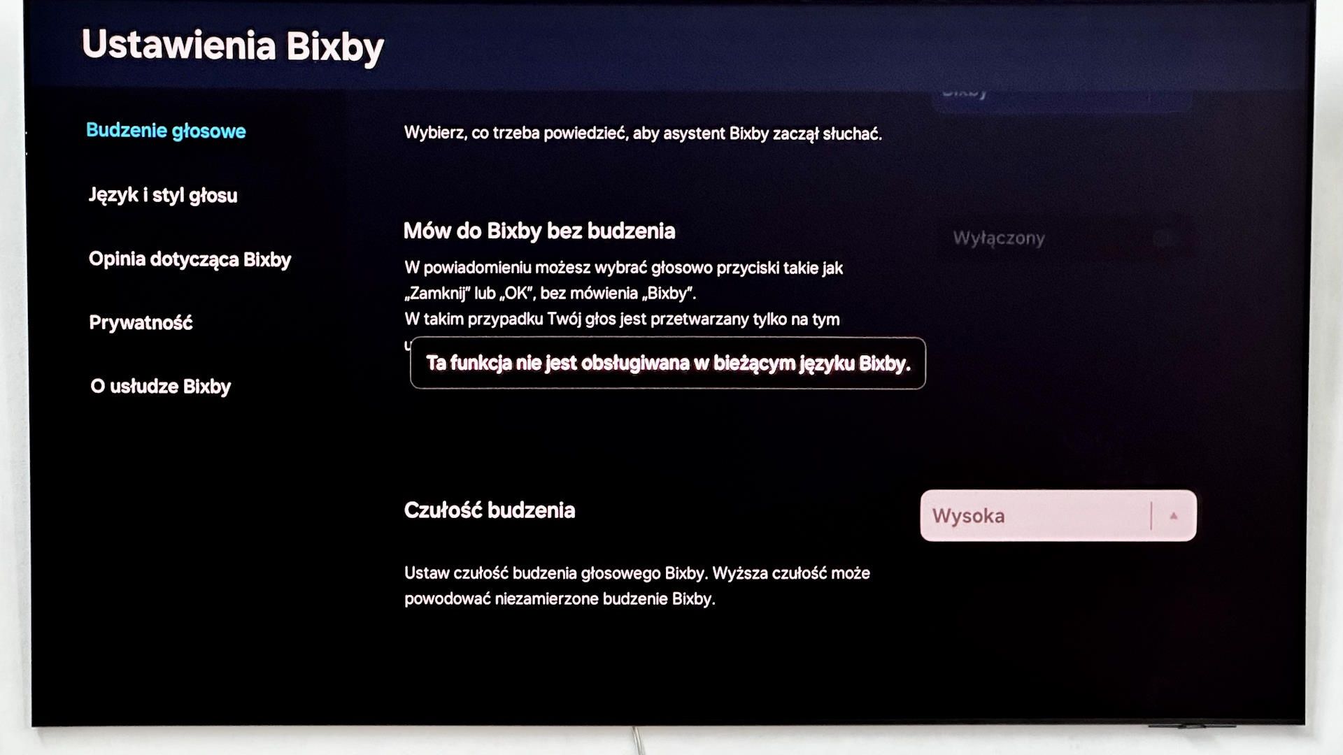 Samsung Bixbi ustawienia!