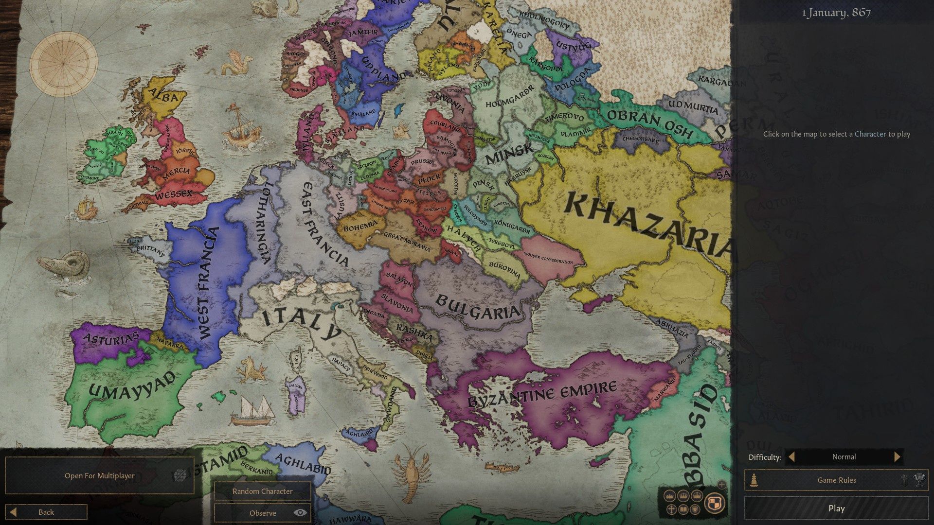 Crusader Kings III - mapa świata