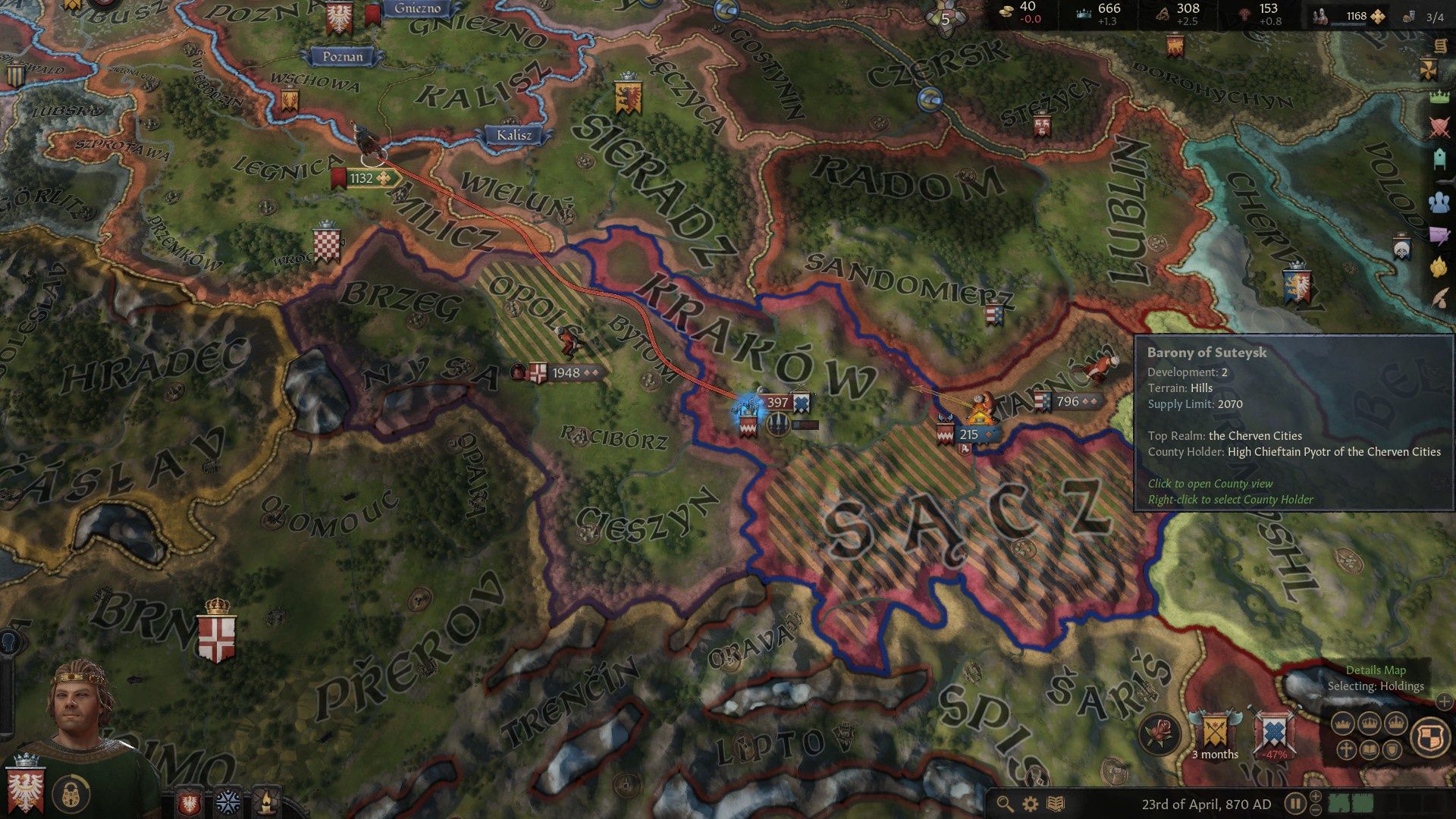 Crusader Kings III - Kraków