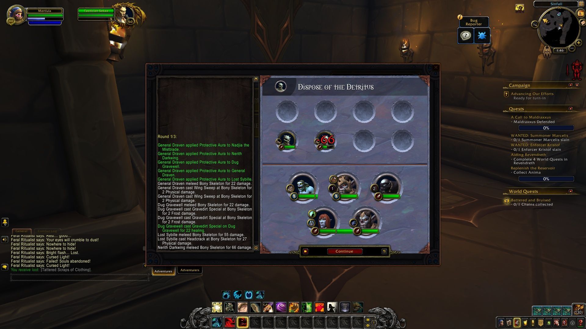 World of Warcraft: Shadowlands - przygody