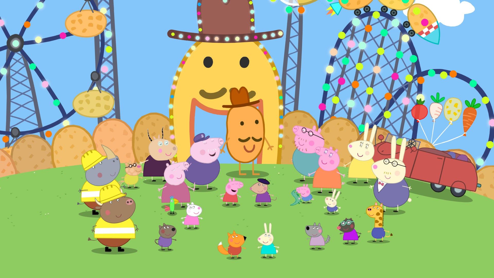Moja Znajoma Świnka Peppa - w parku rozrywki