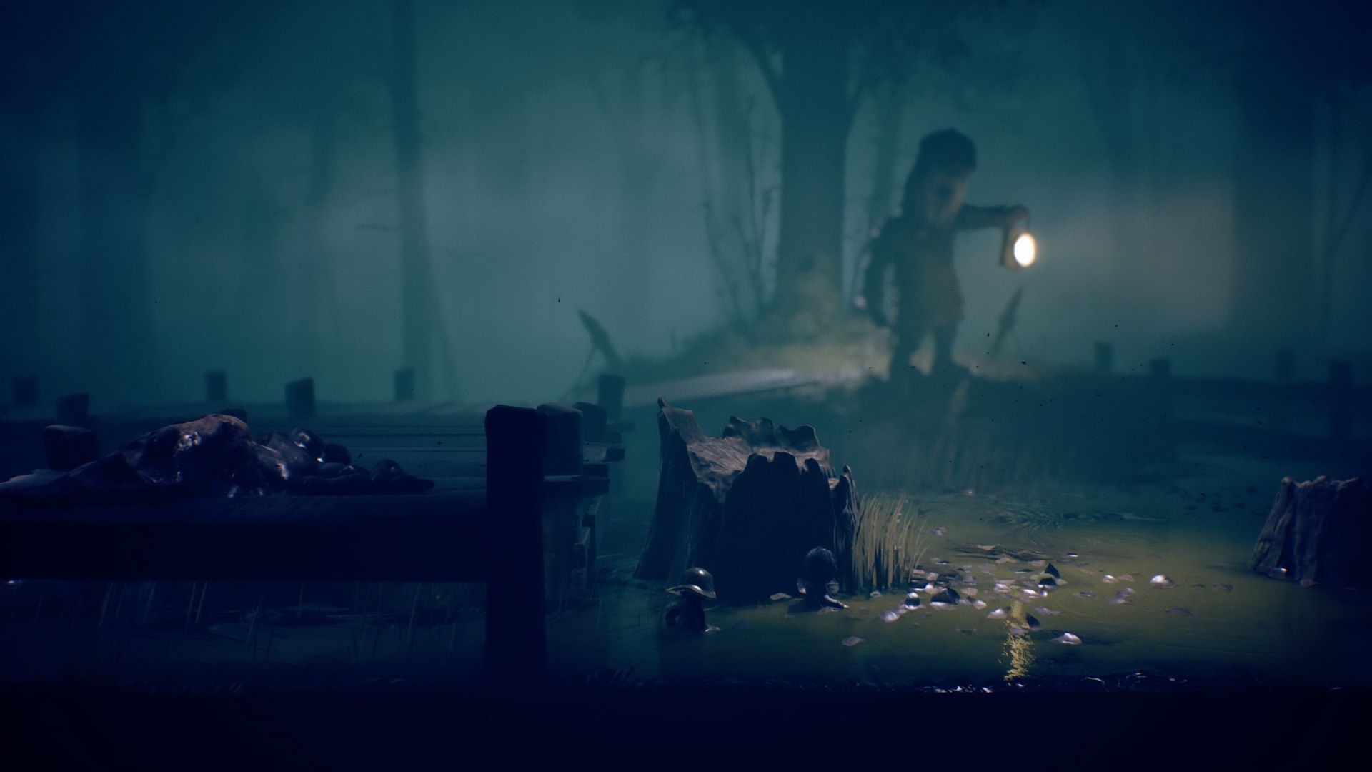 Little Nightmares II - ukrywanie się przed upiornym myśliwym