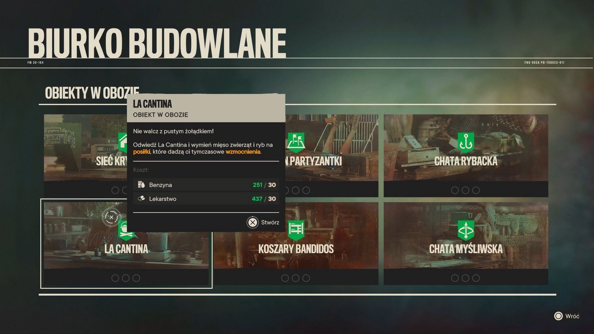 Far Cry 6 - rozbudowa bazy
