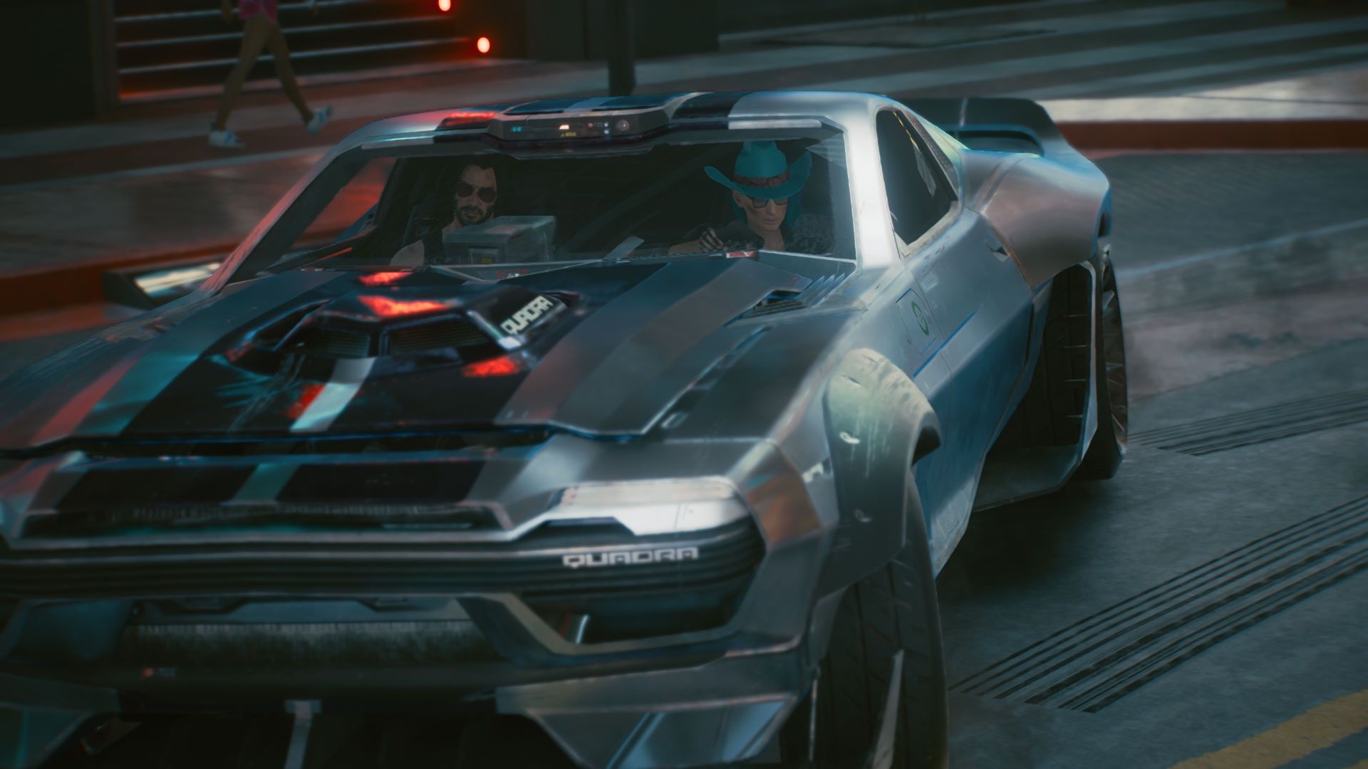 Cyberpunk 2077- przejażdżka z Johnym