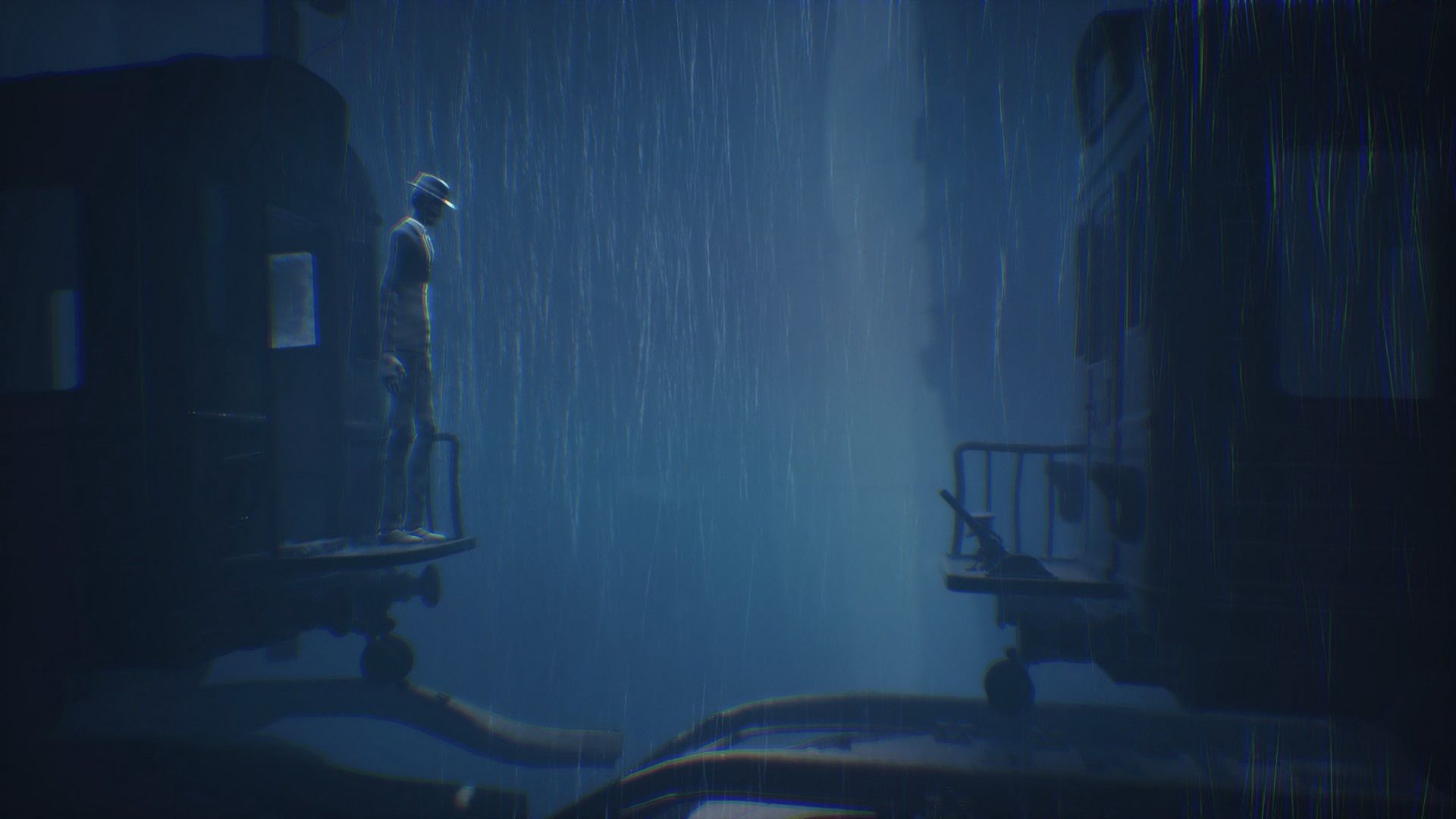 Little Nightmares II - pociąg i Mono