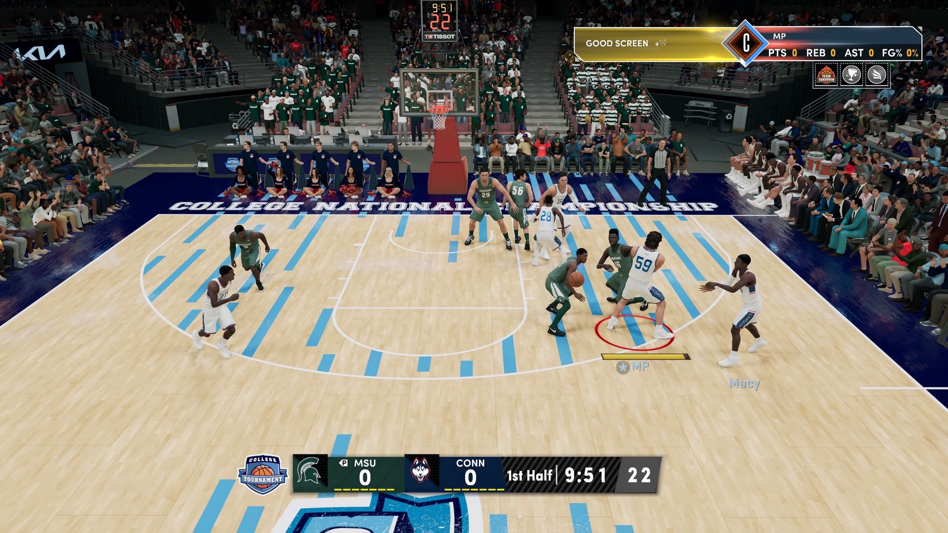 NBA 2K22 - walka pod koszem