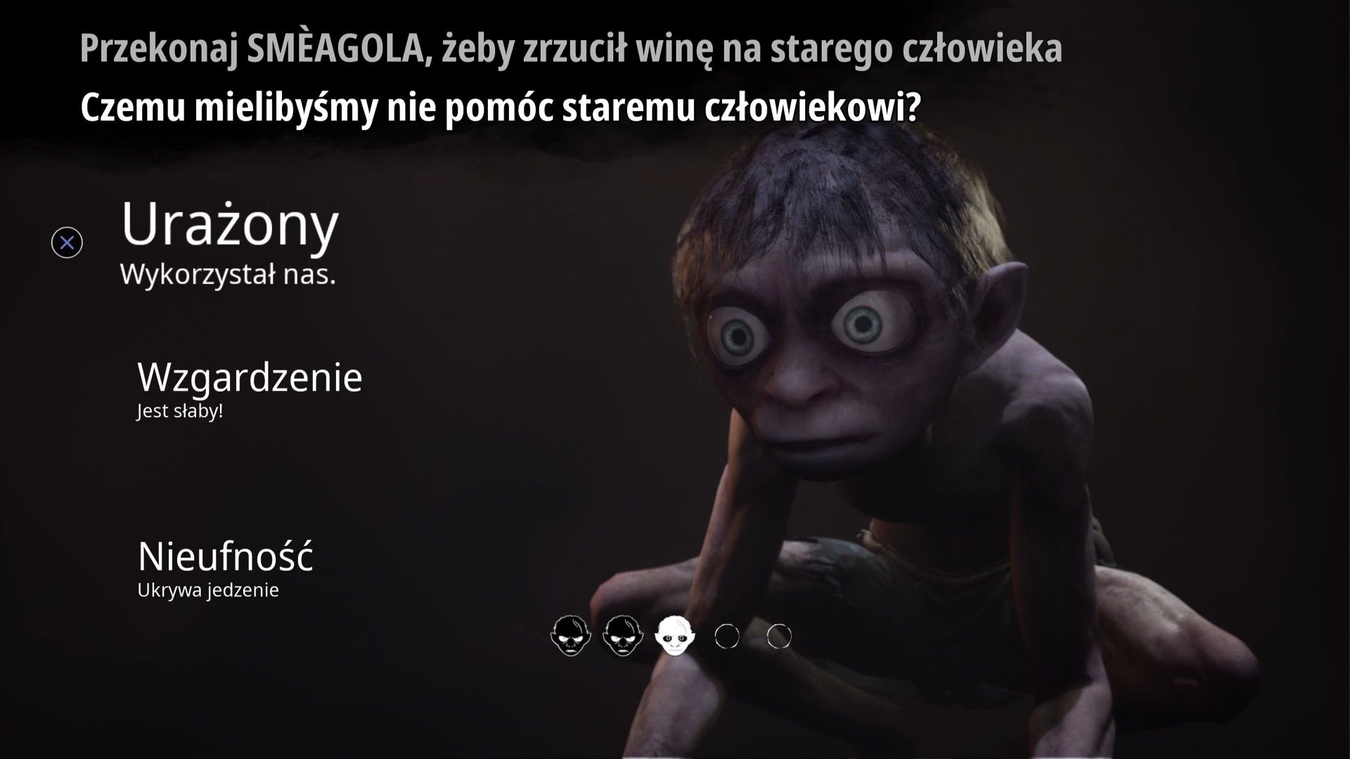 The Lord of the Rings: Gollum - walka między dwiema osobowościami