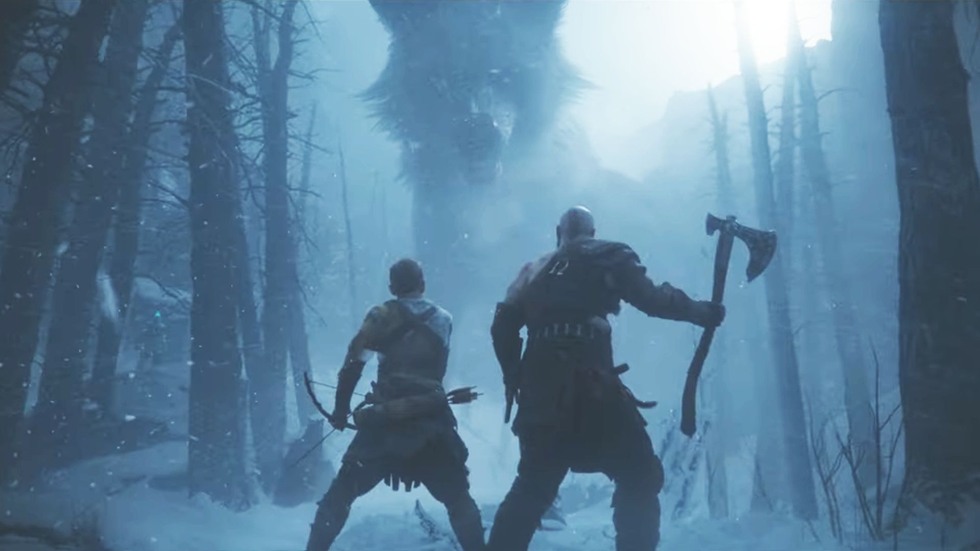 God of War - Kratos, Atreus i Fenrir
