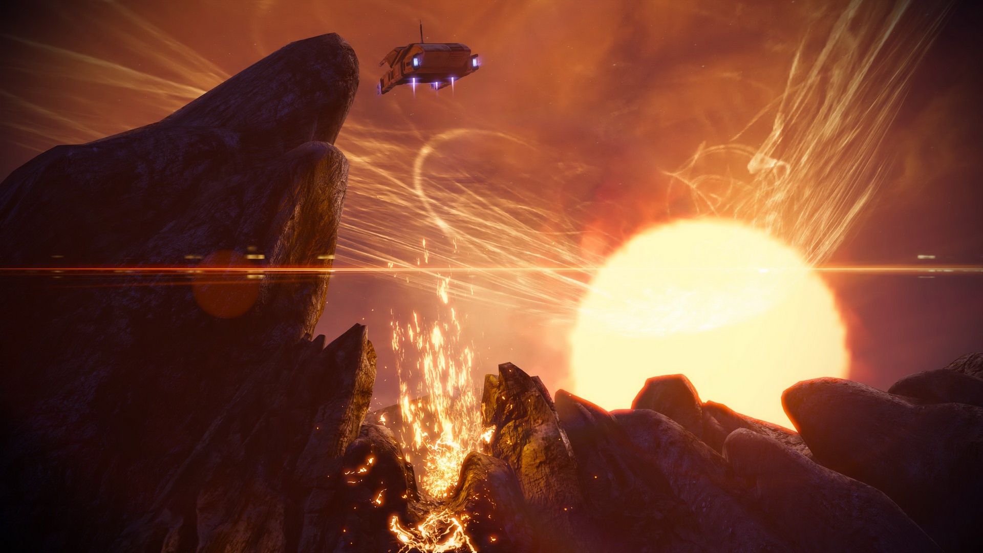 Mass Effect: Legendary Edition - lądowanie na planecie