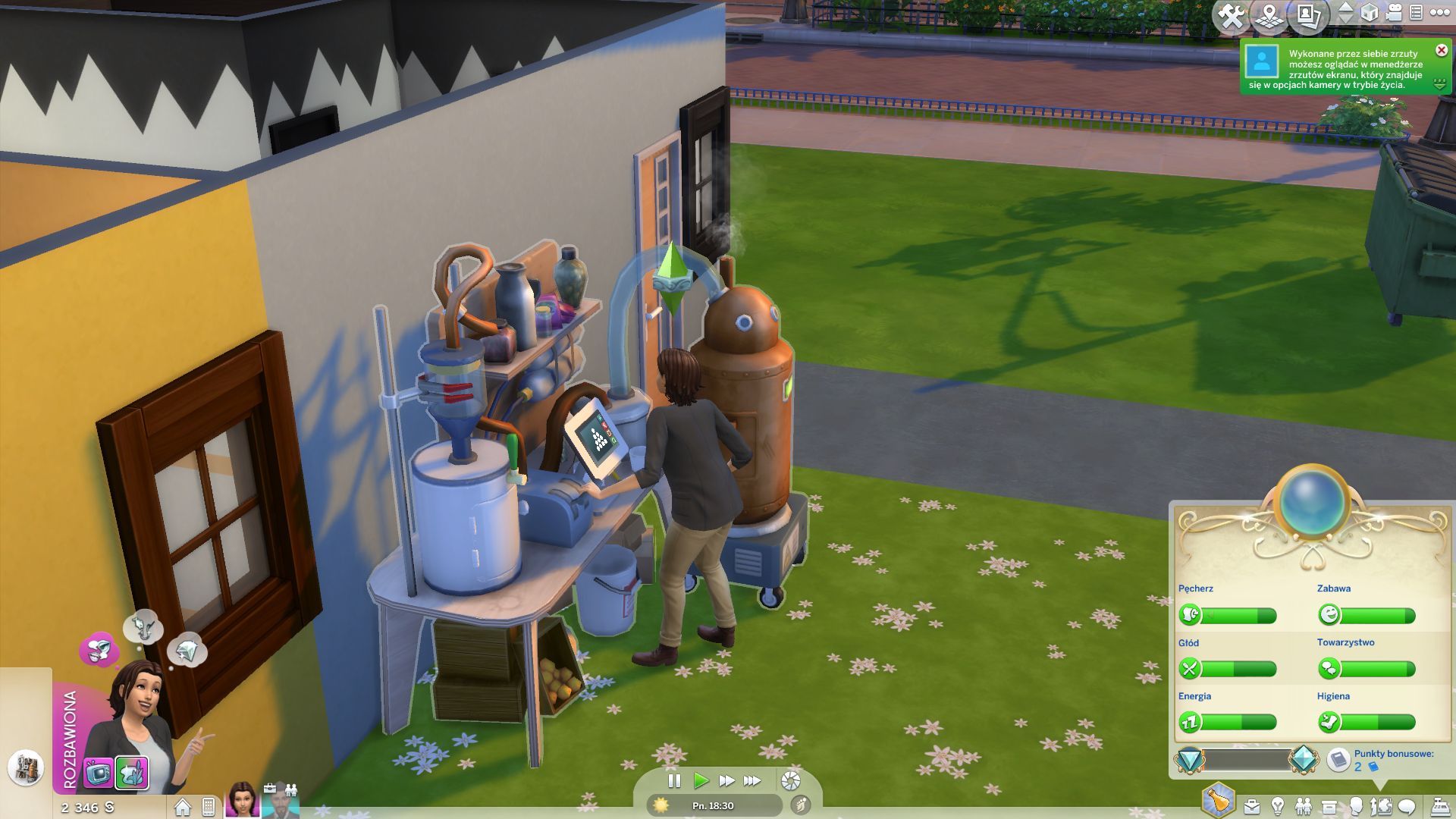The Sims 4: Życie Eko - maszyna do recyklingu