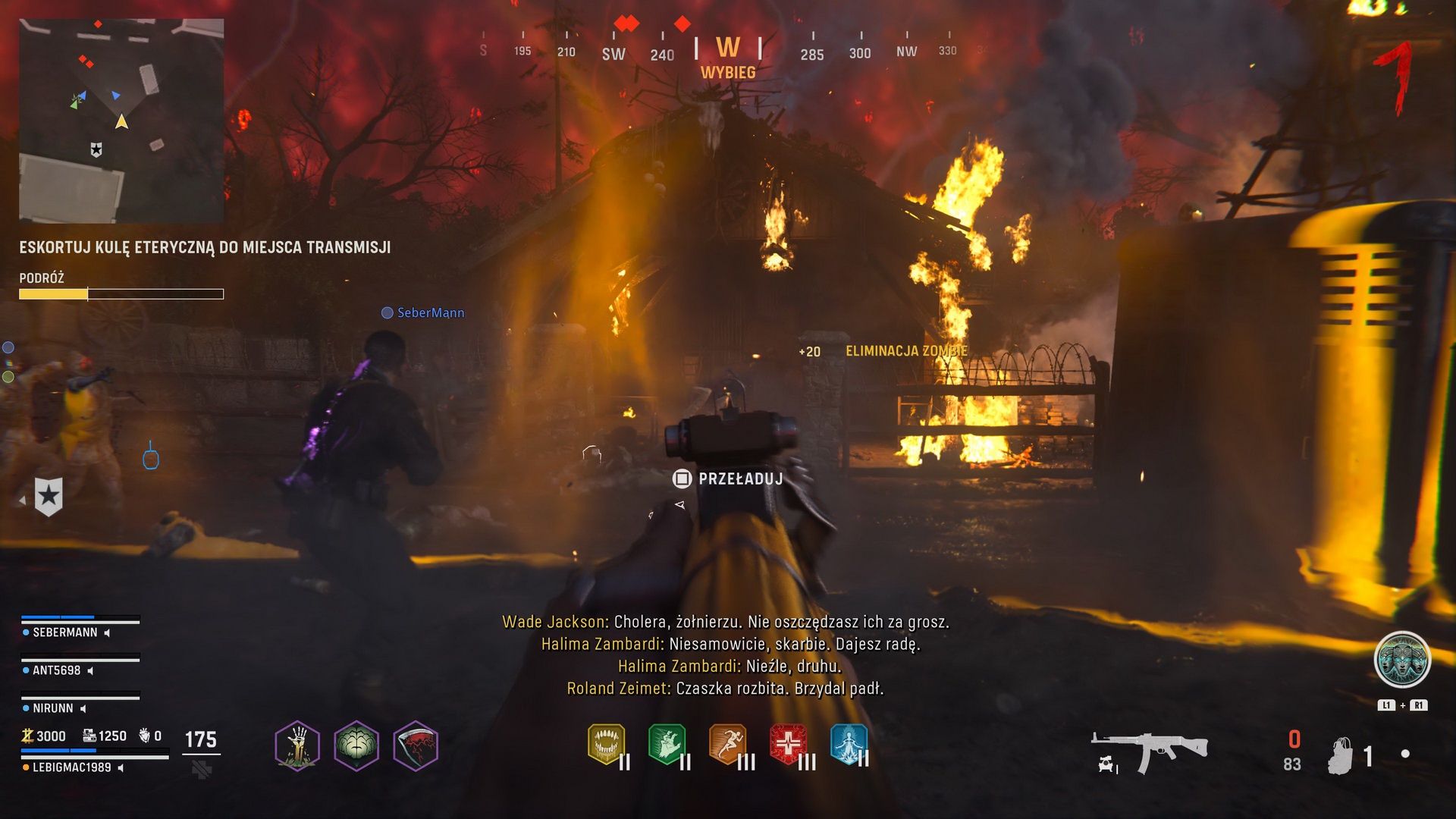 Call of Duty: Vanguard - eskorta w trybie zombie