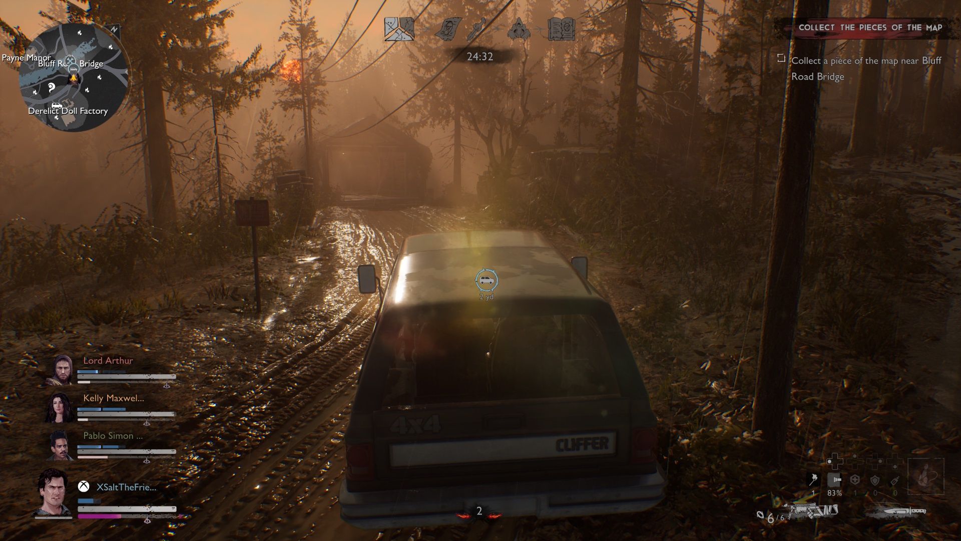Evil Dead: The Game - jazda samochodem
