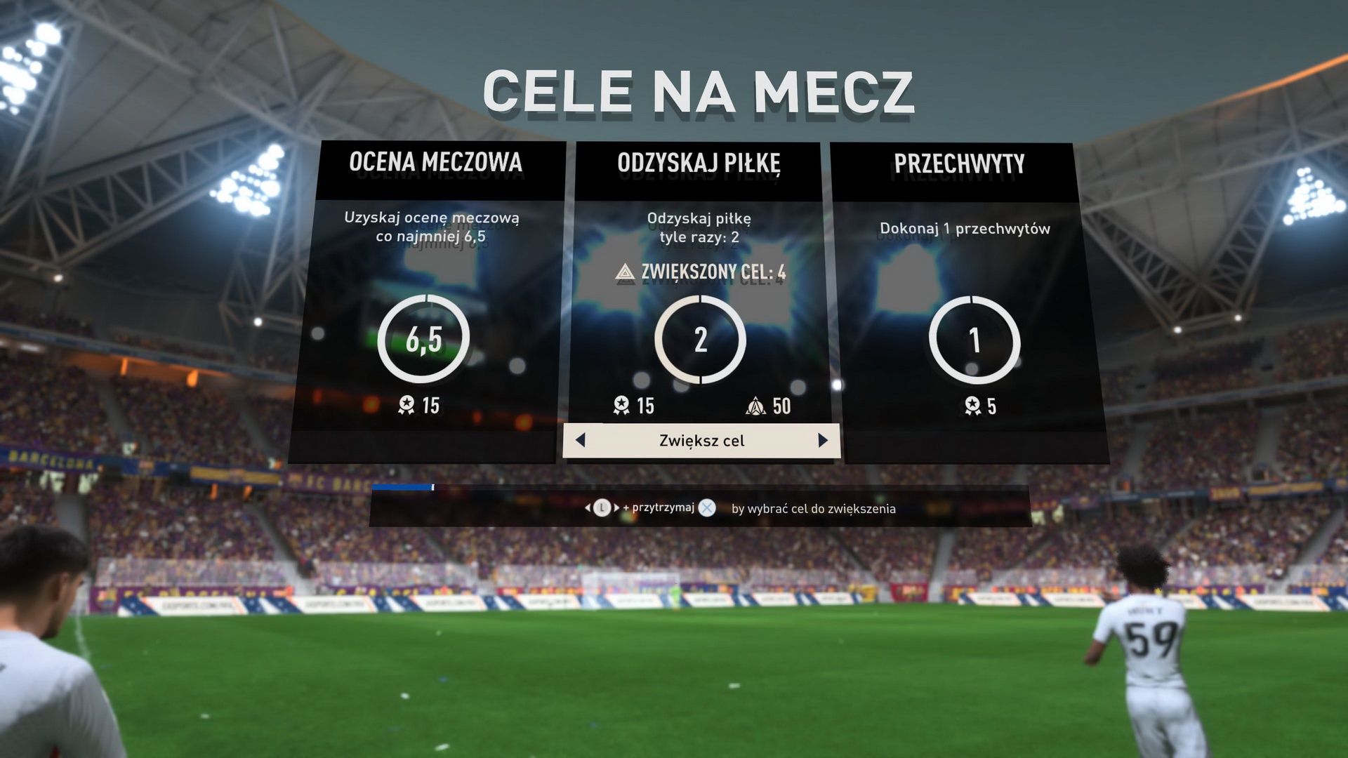 FIFA 23 - cele podczas meczu