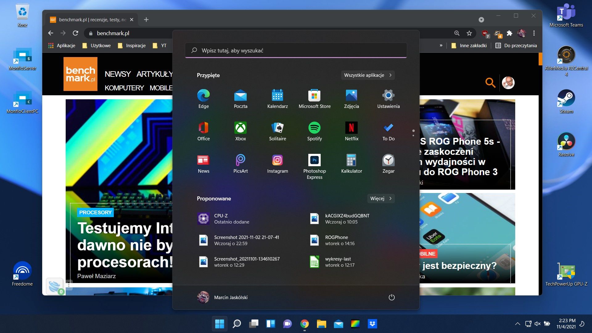 Pulpit Windows 11