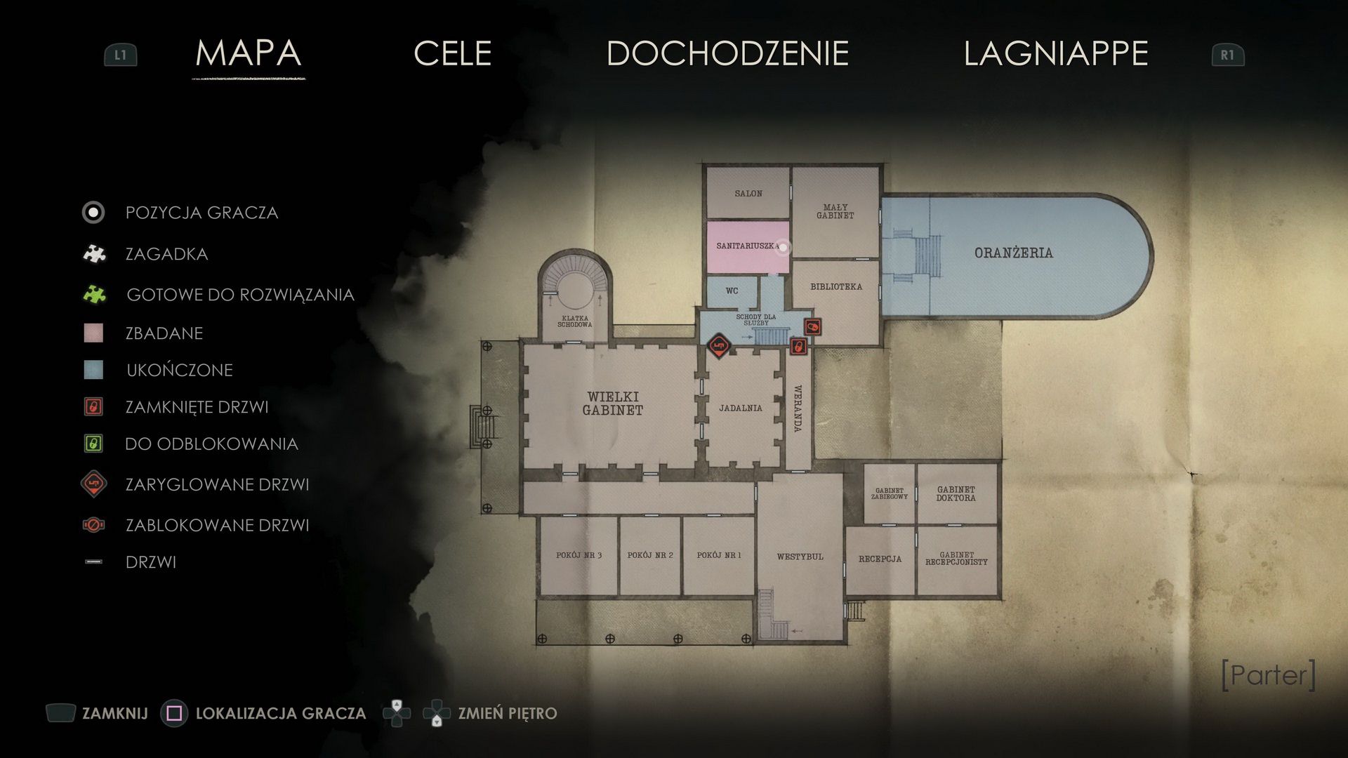 Alone in the Dark - mapa posiadłości