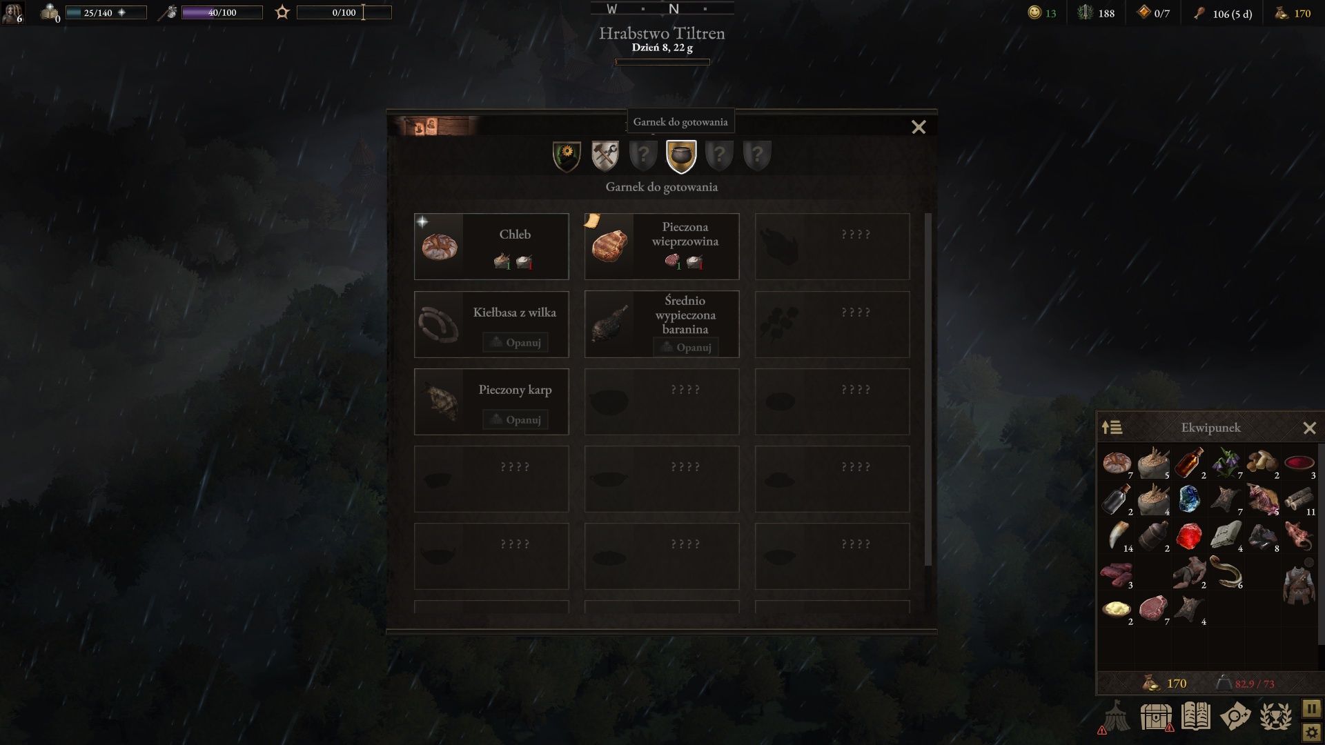 Wartales - garnek do gotowania