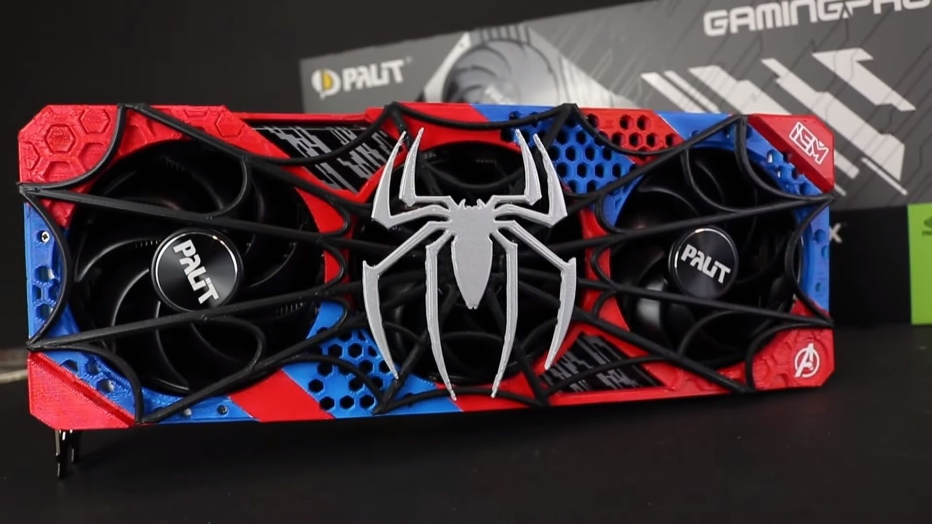 Palit GeForce RTX 4070 GamingPro - modding Spider-man