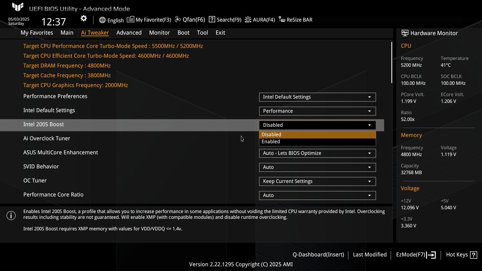 Intel 200S Boost