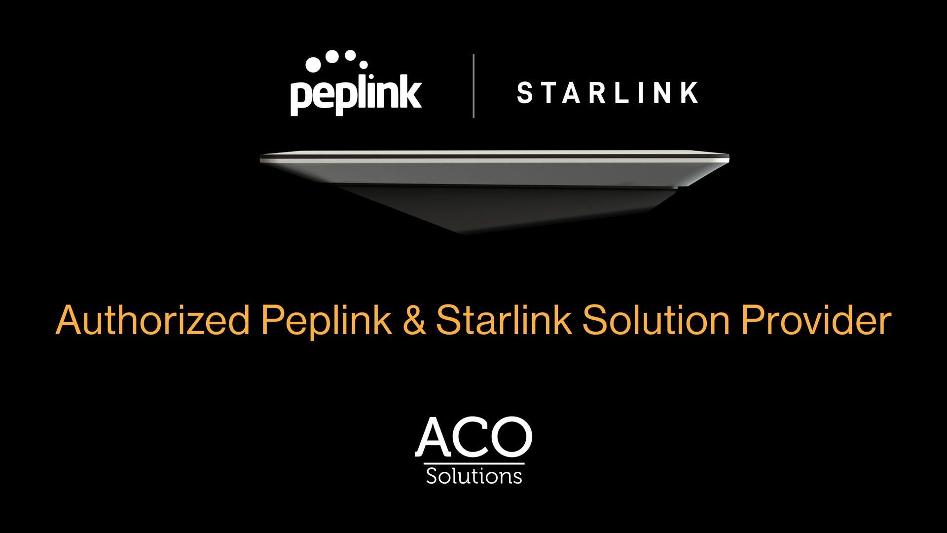ACO Solutions autoryzowanym dostawcą Peplink i Starlink