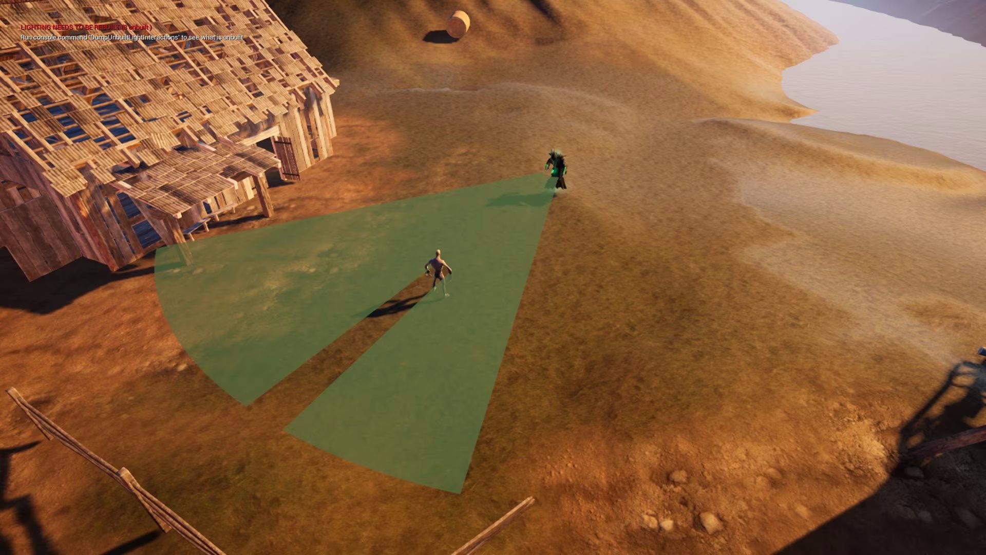 Line Of Sight. Dynamic mesh