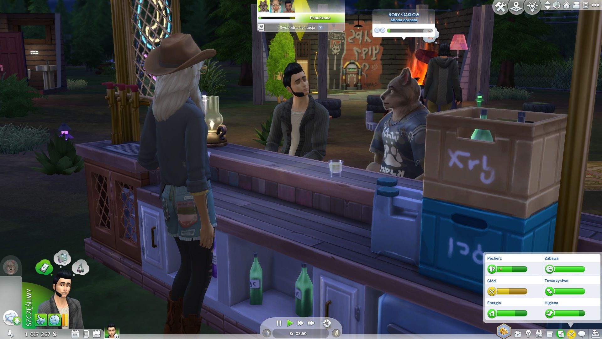 The Sims 4: Wilkołaki - rozmowa w barze