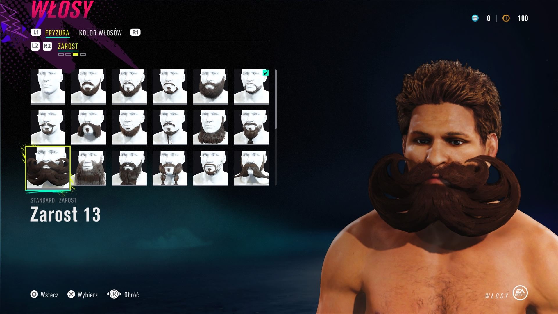 UFC 4 - fryzury