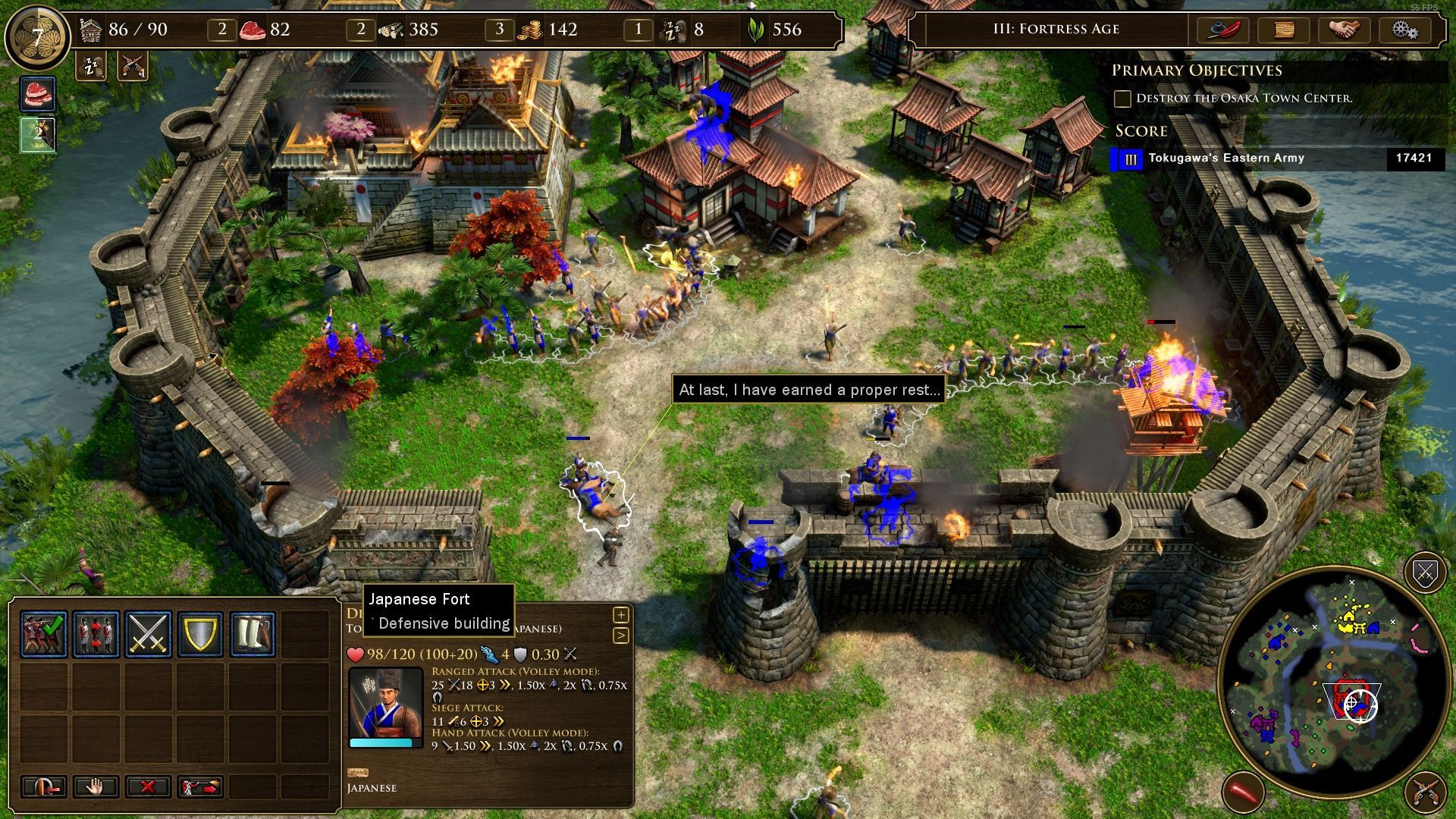 Age of Empires III: Definitive Edition - atak na zamek