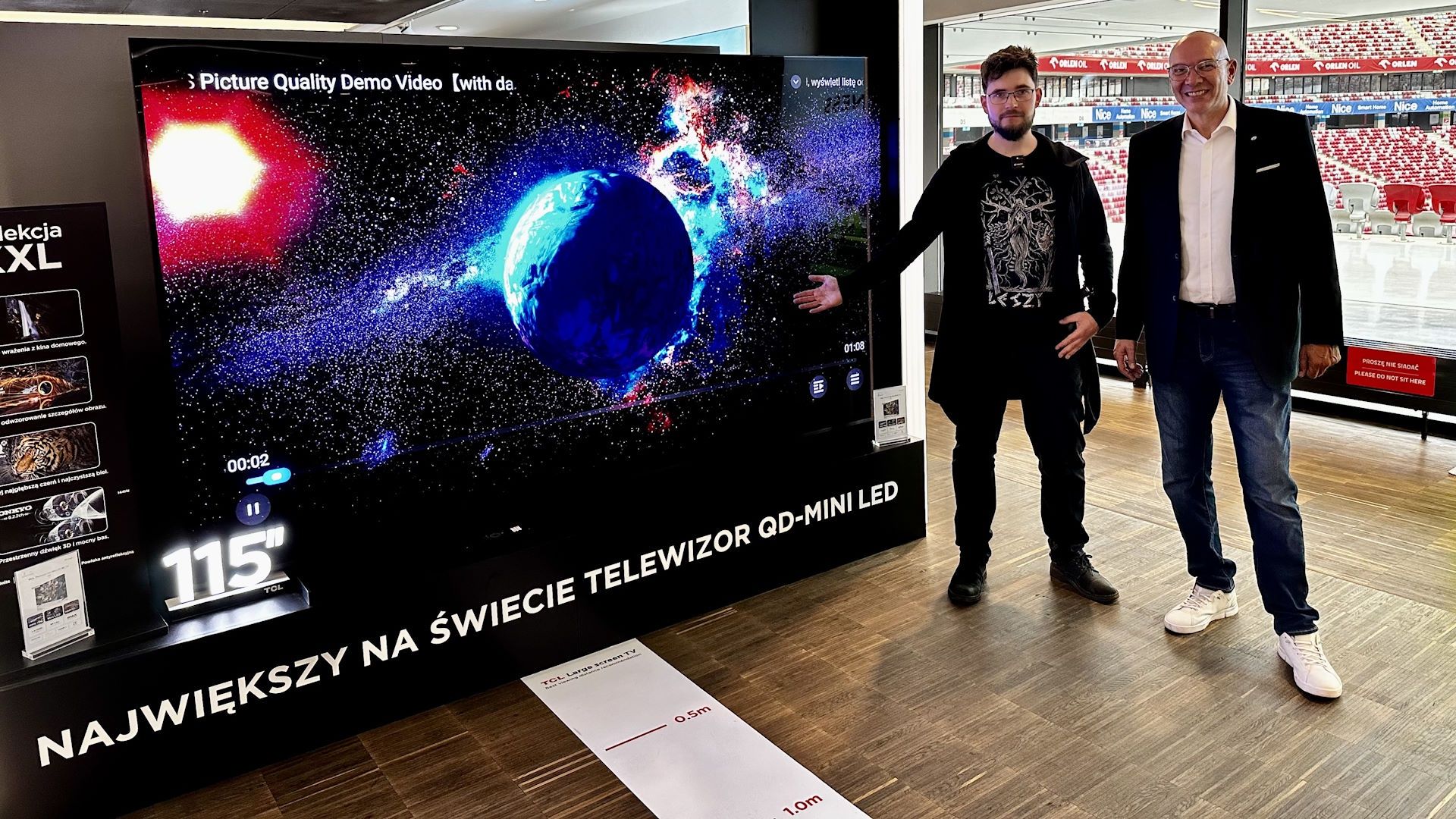 TCL największy mini LED